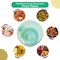 Trendables Plastic Plates for Party Fancy Plastic Dinner Plates For Guest 7.5 inch Dessert Plates & 10 Inch Thin Delicate Disposable Dinnerware Charger Plate Set
